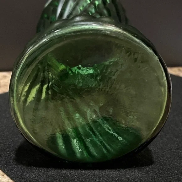 Vintage Randall Vase Green Swirl Pattern 8” - Picture 11 of 15